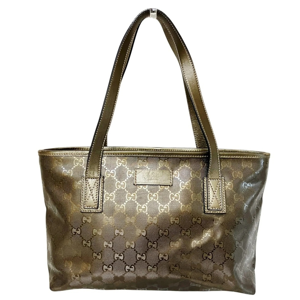 Gucci GG Imprime Leather Tote Bag 211138